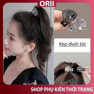 Kẹp tóc kim loại ,kẹp tóc đuôi ngựa hàn quốc ,kẹp búi tóc ORII phong cách lolita xinh xoắn cho nữ...
