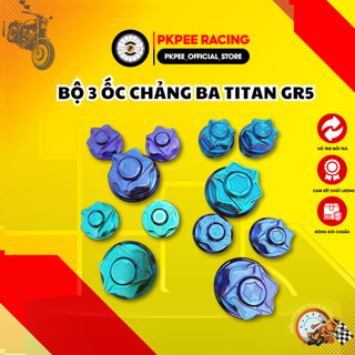 Bộ 3 Ốc Chảng Ba Titan GR5 Gắn Raider Fi, Satria Fi, Sonic Phụ Kiện Xe PKPEE