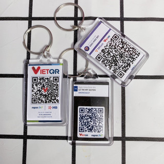 [ COMBO 10 MÓC KHÓA ] Móc khóa MICA in 2 MẶT