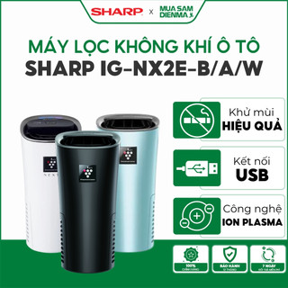 Máy lọc không khí khử mùi ô tô sharp ig-nx2e-a/b/w | chính hãng