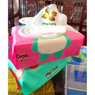 [Combo 5 gói] Khăn ướt Phú Đạt hình gấu không mùi hàng chính hãng- An toàn cho bé.