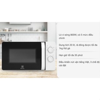 Lò vi sóng Electrolux EMM20K18GW 20 lít
