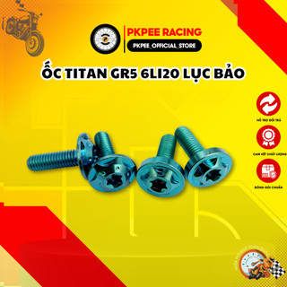 Ốc Titan GR5 6ly Đầu Sao Gắn Dàn Áo, Ốp Pô, Cacte Sên Phụ Kiện Xe PKPEE
