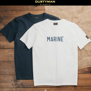 Áo Thun Nam In Hình Marine Cổ Điển DUSTYMAN - Vải 100% Cotton - Form Regular Fit