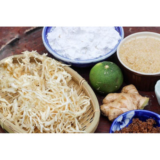 Rong biển nấu chè_ rau câu chân vịt(100g)