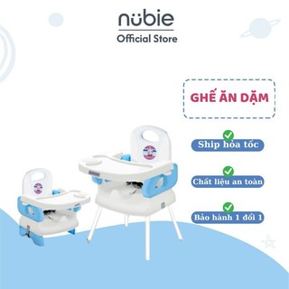 Ghế ăn dặm cho bé, Bàn ăn cho bé gấp gọn đa năng, hàng cao cấp có bánh xe tiện dụng