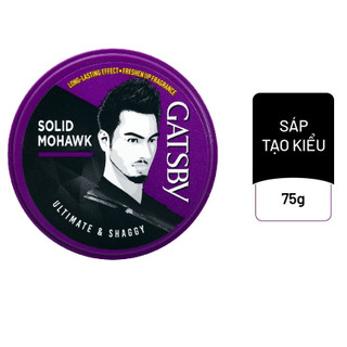 Wax tạo kiểu tóc siêu cứng Gatsby Stying Wax Ultimate and Shaggy 75g