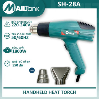 Máy khò nhiệt mailtank sh28a máy khò màng co 1800w phim cách nhiệt ô tô, xe máy