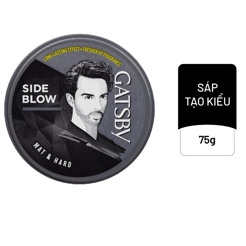 Wax tạo kiểu tóc Gatsby Styling Wax Mat and Hard 75g