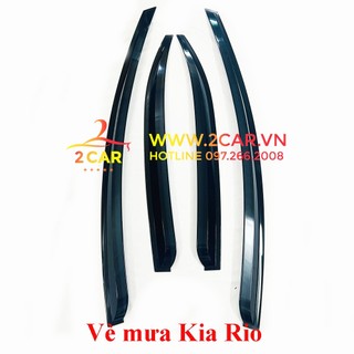 Vè che mưa xe Kia Rio chất liệu nhựa đen dành cho 2 bản sedan và hatback
