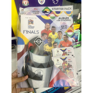Gói thẻ topps the road to nations league final sticker starter pack
