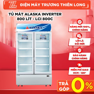 Lci 800c - miễn phí công lắp đặt - tủ mát alaska inverter 800 lít lci-800c - bảo hành chính hãng