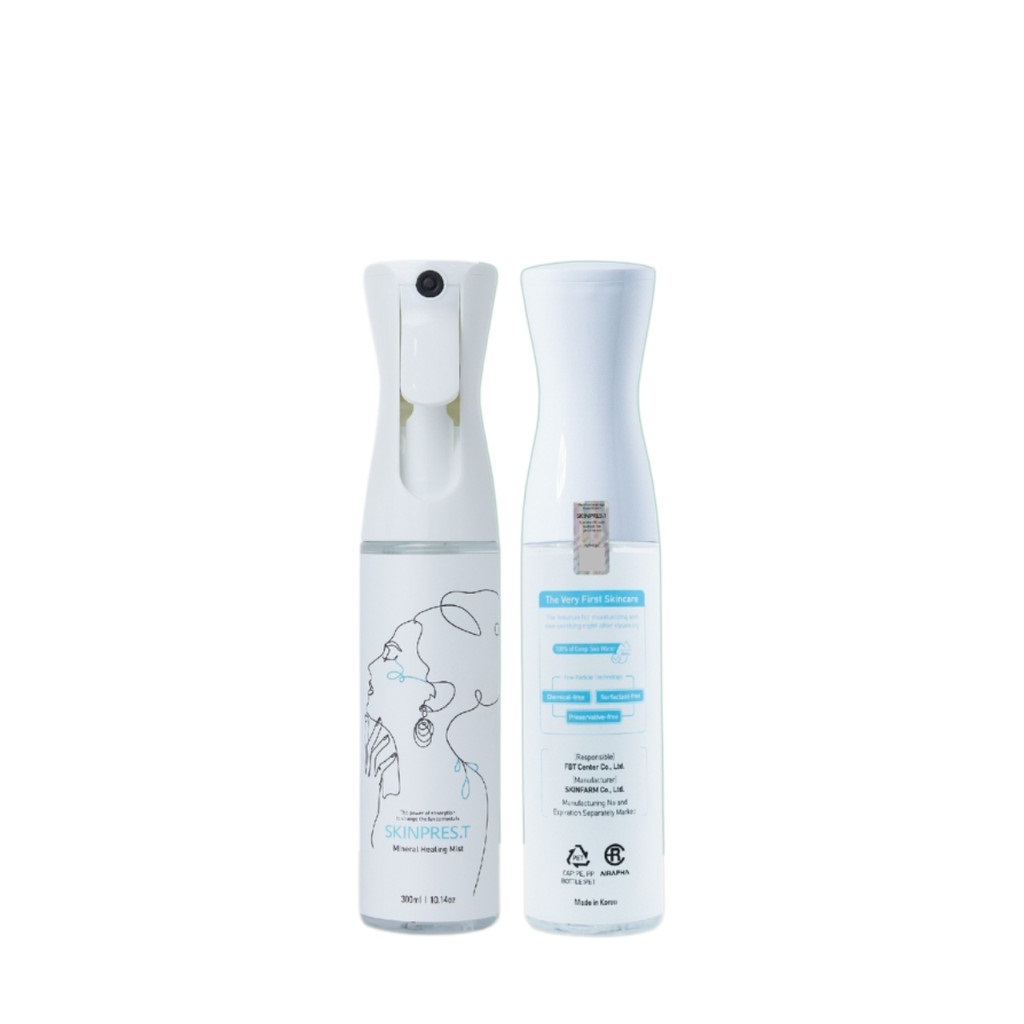 Xịt Khoáng Cấp Ẩm, Làm Dịu Da Skinprest Mineral Healing Mist Hàn Quốc 300ml