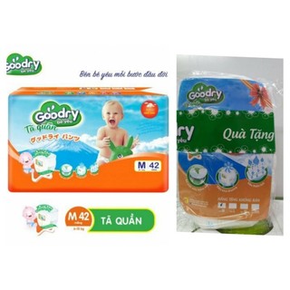 Tã / bỉm quần goodry cao cấp size M42 ( 5 - 10kg )