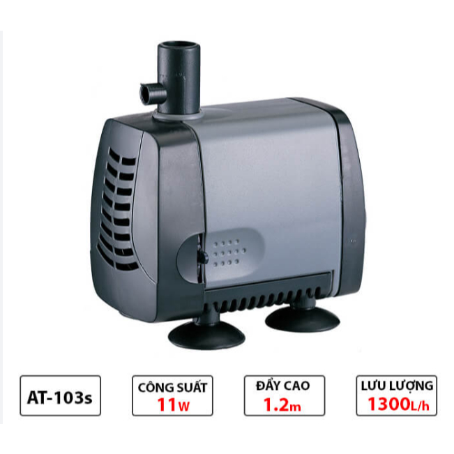 Máy bơm cao cấp tiết kiệm điện cho bể cá Atman series Thế hệ 2 at 101s-102s-103s-104s