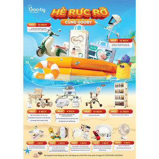 Tã/bỉm quần Gooby mềm mại, an toàn, siêu thấm hút size M/L/XL/XXL