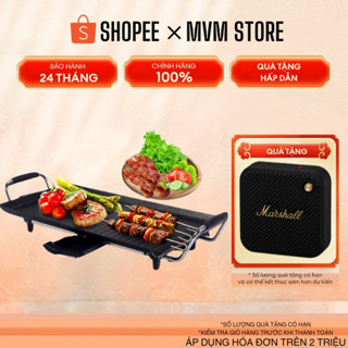 Bếp nướng điện không khói 1500W , Kích thước 47x23cm Thiết kế gọn nhẹ, dễ vệ sinh MVM STORE VN