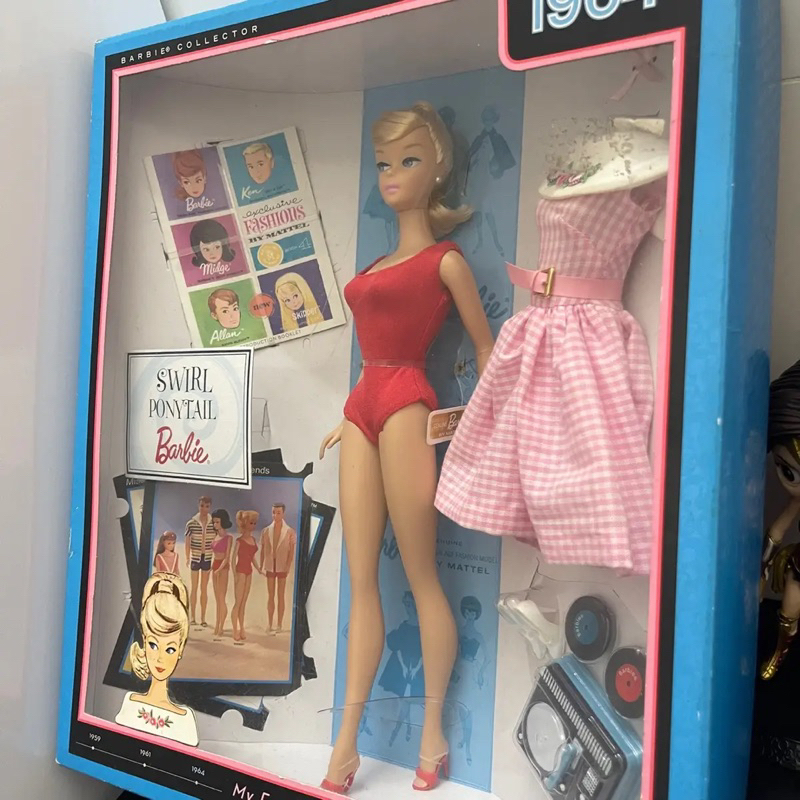 Búp bê barbie doll silkstone 2009 My Favorite Barbie 1964 bản kỷ niệm fulbox