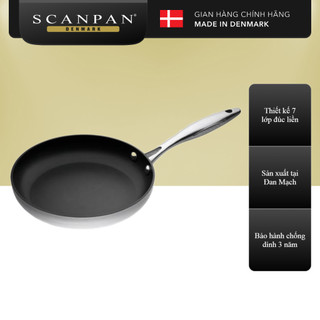 Chảo chống dính đáy từ Scanpan CTX 24cm 65002400, sản xuất tại Đan Mạch, bảo hành lớp chống dính 3 năm