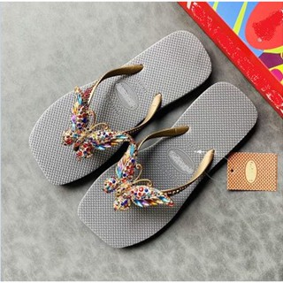 Dép kẹp Xỏ Ngón Tông Lào Nữ Đế Vuông Cham Con Bướm HVN TPF.23   Siêu ĐẸP Siêu SALE💸 💸 💸