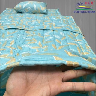 Bộ ga gối 5 món poly cotton mềm mịn Riotex dành cho nệm 5-15cm