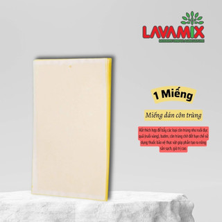 Miếng Dán Ruồi Vàng | Bẫy côn trùng hút chích, bướm, phấn, ruồi, siêu dính, có dẫn dụ | Green House