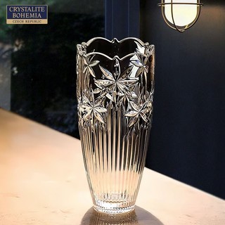 BÌNH CẮM HOA THỦY TINH HOA KHẢM CAO 30CM ( giao hoa văn ngẫu nhiên)