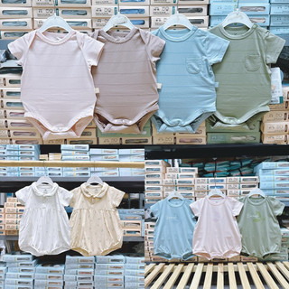 Body cộc tay bé trai, bé gái hãng Bu baby