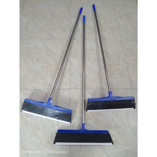 Cây chổi Cào, Gạt nước làm khô sàn nhà - lau kính Bản to khớp nối xoáy ren Dễ dàng lắp, cán Inox dài 140cm