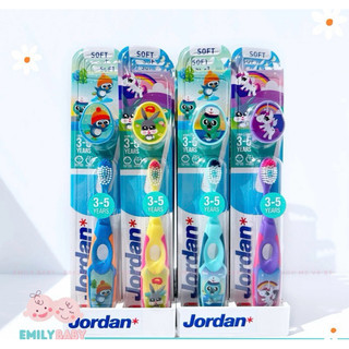 Bàn chải đánh răng Jordan step 2 cho bé từ 3-5 tuổi