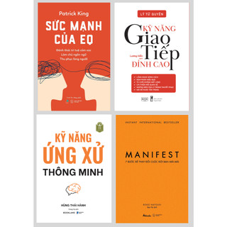 Sách - combo: sức mạnh của eq + kỹ năng giao tiếp đỉnh cao + kỹ năng ứng xử thông minh + manifest - azb