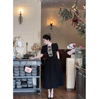 Đầm phối nơ dáng xòe mã 73436