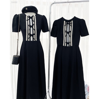 Đầm phối nơ dáng xòe mã 73436