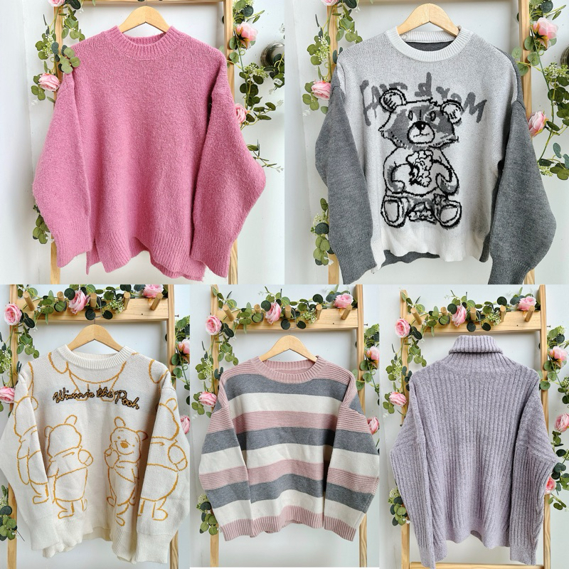 [2Hand] Pass áo len 2hand nhiều mẫu freesize < 70kg