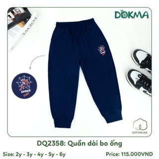 Quần dài bo gấu BT Dokma(2-6Y)
