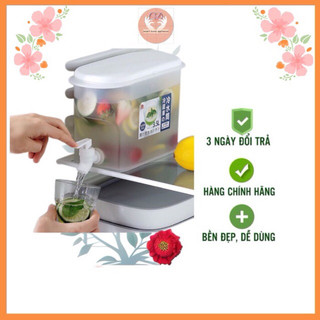 Bình đựng nước có vòi 3,5L Việt Nhật - Bình đựng nước trà, nước trái cây để trong tủ lạnh