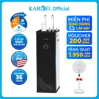 Máy lọc nước nóng lạnh 11 lõi chính hãng Karofi KAD-D66, màng RO Mỹ - Bảo hành 36 tháng