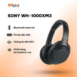 Tai nghe Chống ồn Sony WH 1000XM3 (WH-1000Xm3) - Tai Nghe Sony WH1000XM3  | Hàng Chính Hãng |
