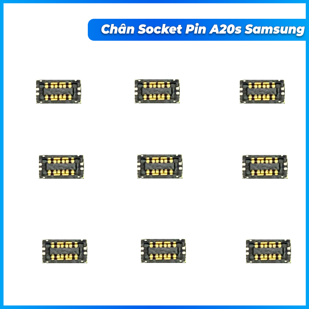 Chân socket pin trên main A20s, A10s, A11 samsung