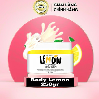 Kem body lemon chanh 250g dưỡng trắng mịn da toàn thân