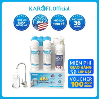 Máy lọc nước để gầm 10 lõi màng ro Mỹ Karofi KAQ-U10 - Bảo hành 36 tháng