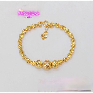 Lắc tay nữ bi mạ vàng kiểu dáng thời trang màu 24