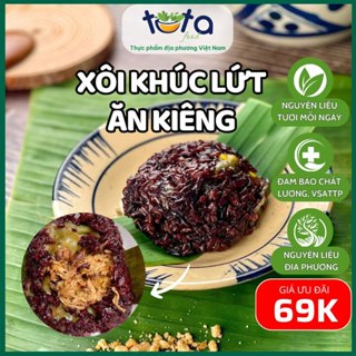 Bánh lứt ăn kiêng, bánh khúc lứt ức gà rau củ ăn kiêng healthy Tuta Food ship 2h hcm