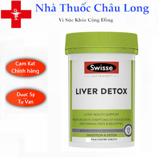  Thải độc gan Liver Detox Swisse Úc 💥 HÀNG CAO CẤP 💥 viên uống giúp thanh nhiệt thải độc, mát gan