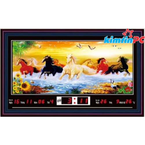 Lịch vạn niên - Tranh đèn - Đồng hồ 1061