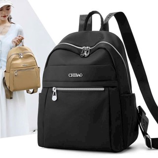  Balo mini nữ vải nylon chống nước kiểu trơn đơn giản thời trang trung niên nhiều ngăn tiện lợi 17806 