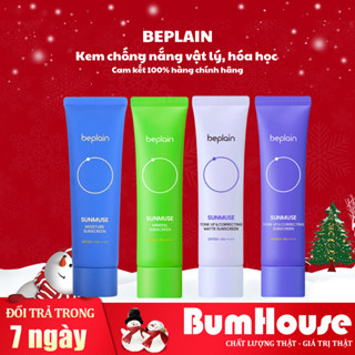 Kem Chống Nắng Beplain Sunmuse Tone Up & Correcting/ Sunmuse Mineral/ Matte Sunscreen SPF50+ 50ml_BumHouse