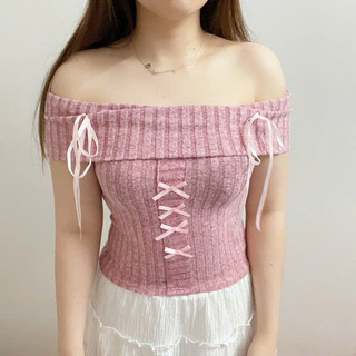 Áo trễ vai mặc 2 kiểu xinh -M727
