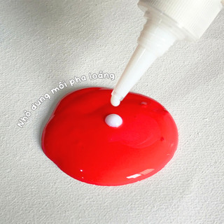 Dung môi pha loãng màu nước acrylic 30ml – Chống khô màu, giúp màu mịn mướt, dễ tô