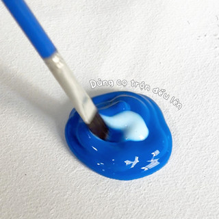 Dung môi pha loãng màu nước acrylic 30ml – Chống khô màu, giúp màu mịn mướt, dễ tô